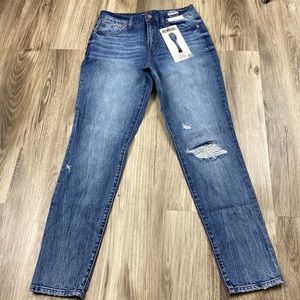 Dark Wash Distressed Jean